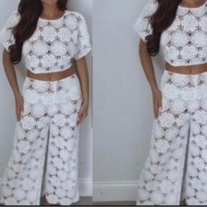 Zara Crochet Knit Top